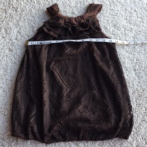 Ella Moss Halter Top.   Brown.   Size XS